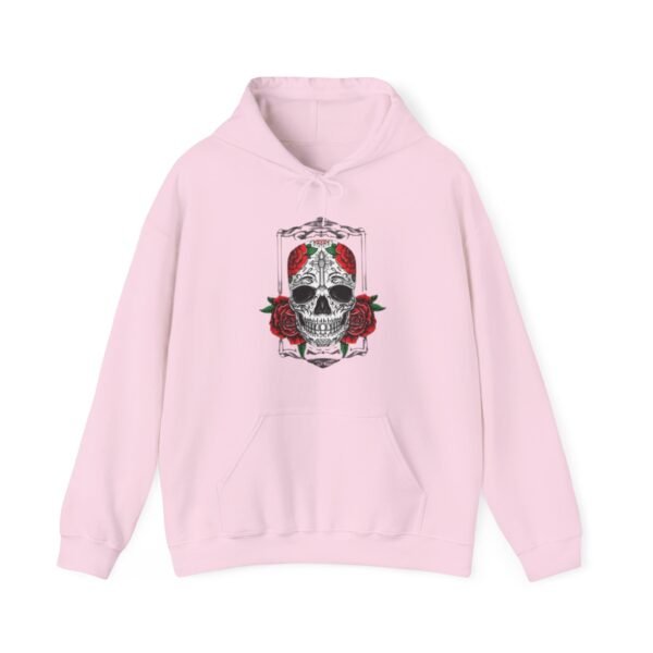 Skull Roses Tattoo Flowers Hoodie, Gothic Sweatshirt, Edgy Pullover, Dark Floral - Image 57