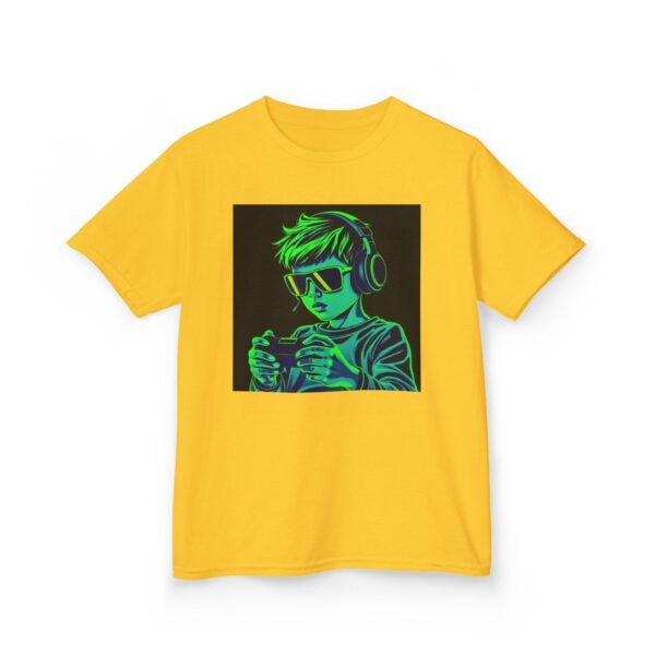Music Gaming Gamer  T-Shirt - Heavy Cotton Tee for Playful Youth - Image 15