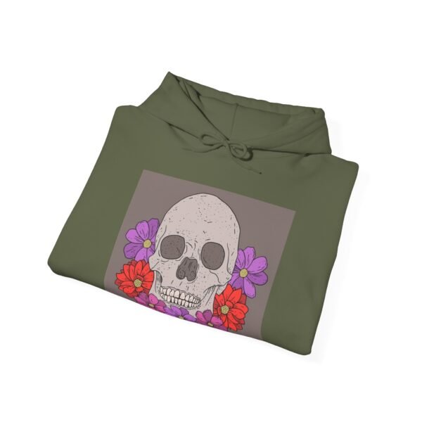 Skull Roses Tattoo Flowers Hoodie, Gothic Sweatshirt, Edgy Pullover, Dark Floral - Image 40