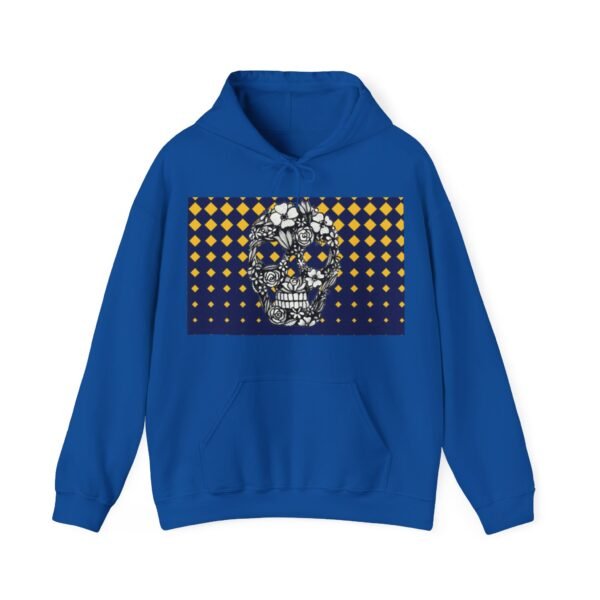 Skull Roses Tattoo Flowers Hoodie, Gothic Sweatshirt, Edgy Pullover, Dark Floral - Image 49