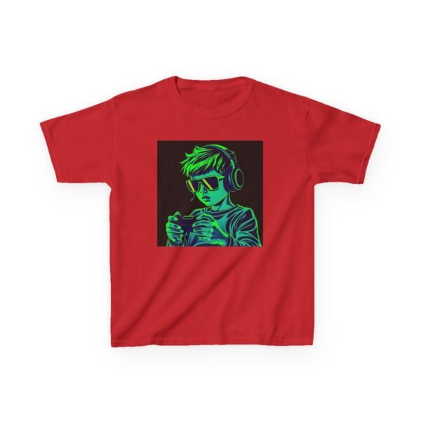 Music Gaming Gamer  T-Shirt - Heavy Cotton Tee for Playful Youth - Image 73