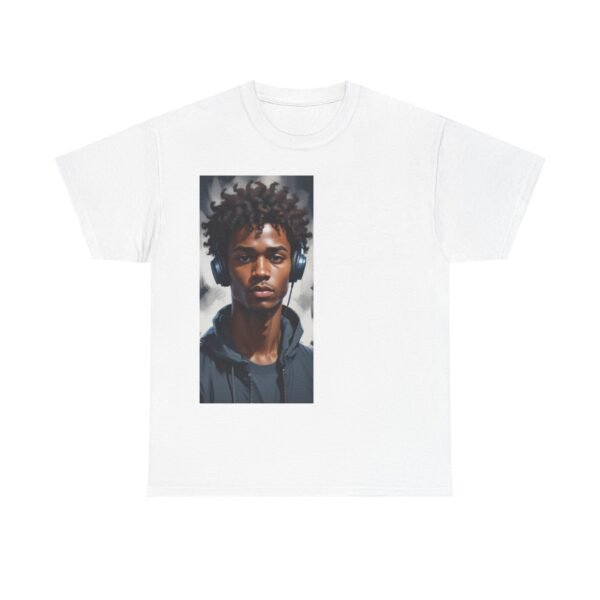Music Unisex Heavy Cotton Tee - Vibrant Leaf Design