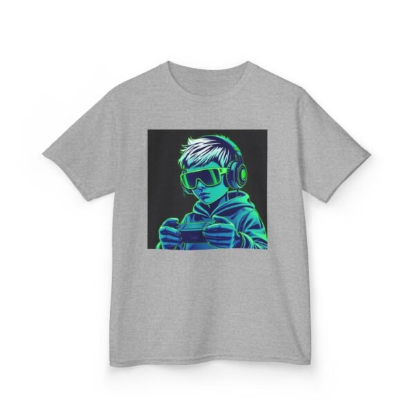 Music Gaming Gamer  T-Shirt - Heavy Cotton Tee for Playful Youth - Image 7