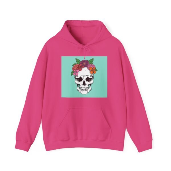 Skull Roses Tattoo Flowers Hoodie, Gothic Sweatshirt, Edgy Pullover, Dark Floral - Image 61