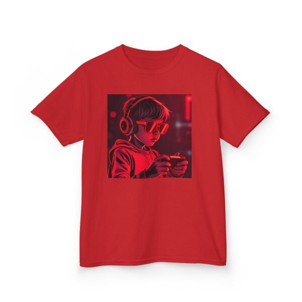 Music Gaming Gamer  T-Shirt - Heavy Cotton Tee for Playful Youth - Image 75