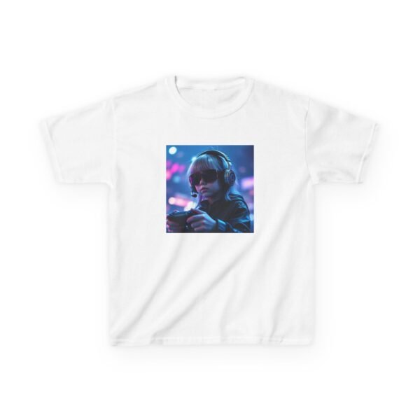 Music Gaming Gamer  T-Shirt - Heavy Cotton Tee for Playful Youth