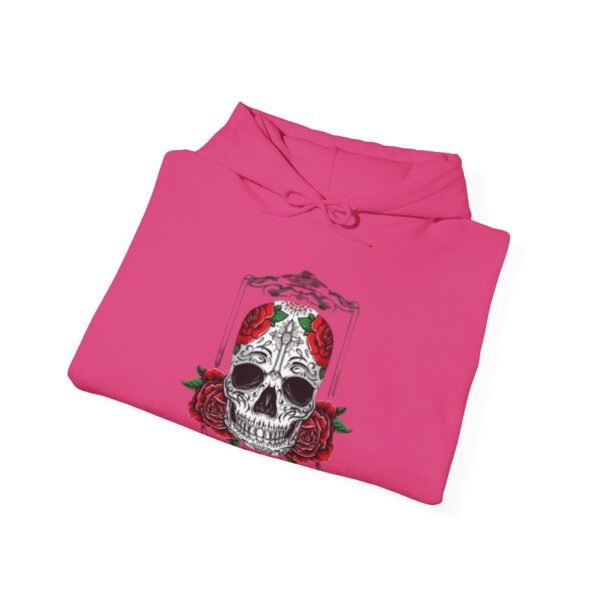 Skull Roses Tattoo Flowers Hoodie, Gothic Sweatshirt, Edgy Pullover, Dark Floral - Image 64