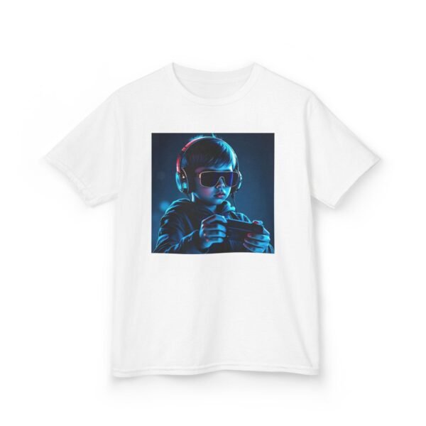 Music Gaming Gamer  T-Shirt - Heavy Cotton Tee for Playful Youth - Image 3