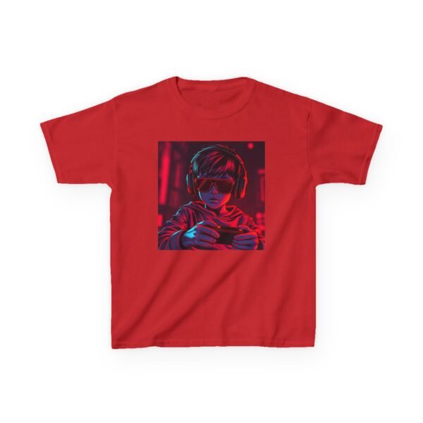 Music Gaming Gamer  T-Shirt - Heavy Cotton Tee for Playful Youth - Image 73