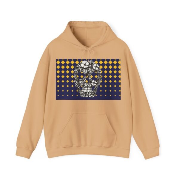 Skull Roses Tattoo Flowers Hoodie, Gothic Sweatshirt, Edgy Pullover, Dark Floral - Image 21