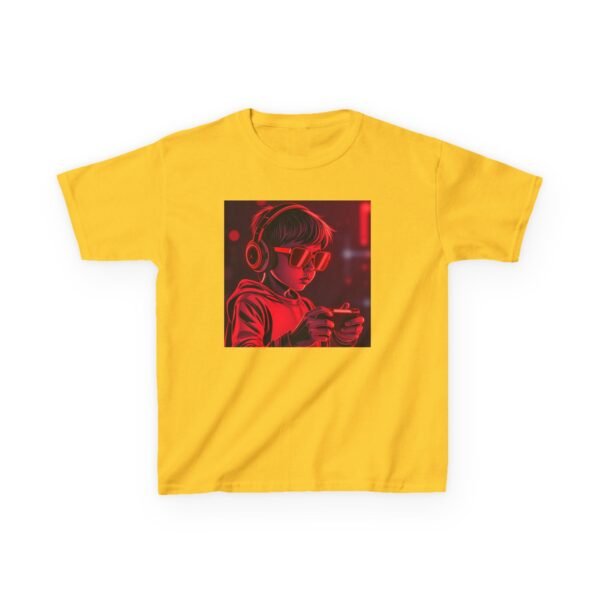 Music Gaming Gamer  T-Shirt - Heavy Cotton Tee for Playful Youth - Image 13
