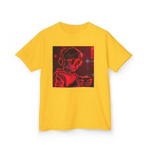 Music Gaming Gamer  T-Shirt - Heavy Cotton Tee for Playful Youth - Image 15