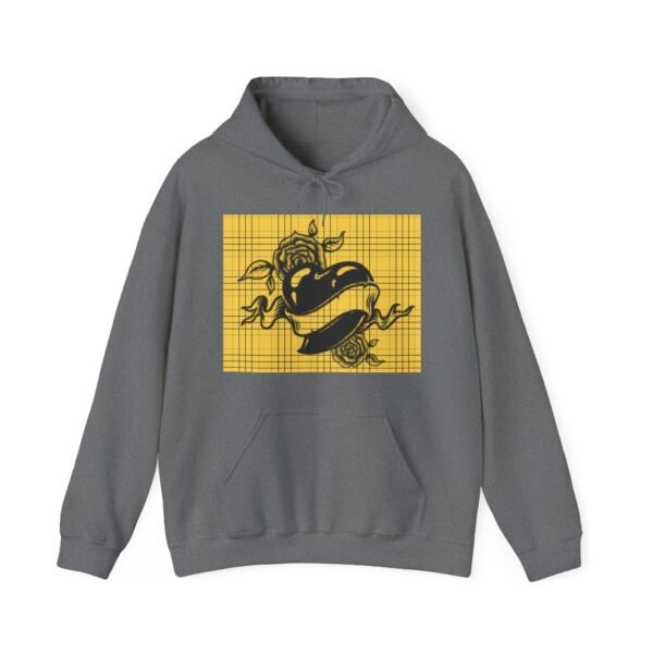 Skull Roses Tattoo Flowers Hoodie, Gothic Sweatshirt, Edgy Pullover, Dark Floral - Image 41