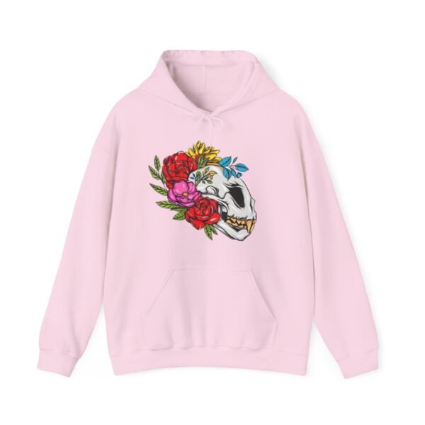 Skull Roses Tattoo Flowers Hoodie, Gothic Sweatshirt, Edgy Pullover, Dark Floral - Image 57