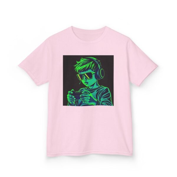Music Gaming Gamer  T-Shirt - Heavy Cotton Tee for Playful Youth - Image 67