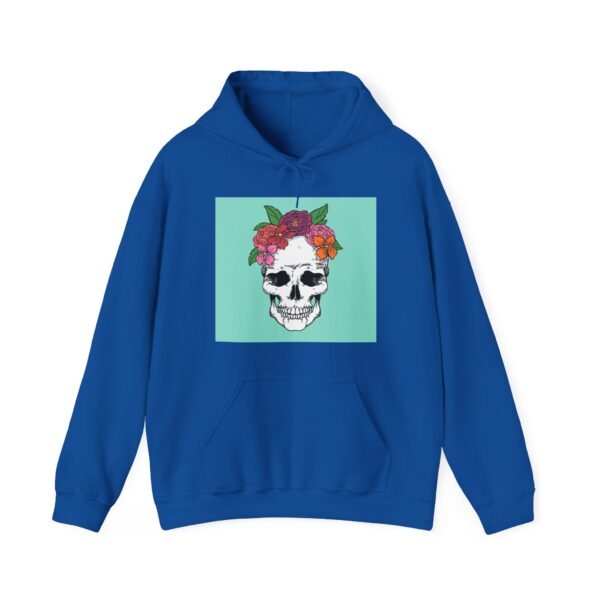 Skull Roses Tattoo Flowers Hoodie, Gothic Sweatshirt, Edgy Pullover, Dark Floral - Image 49