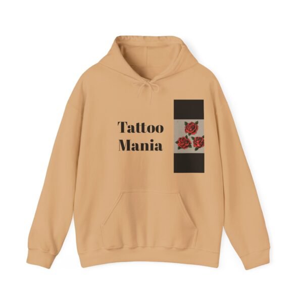 Skull Roses Tattoo Flowers Hoodie, Gothic Sweatshirt, Edgy Pullover, Dark Floral - Image 21