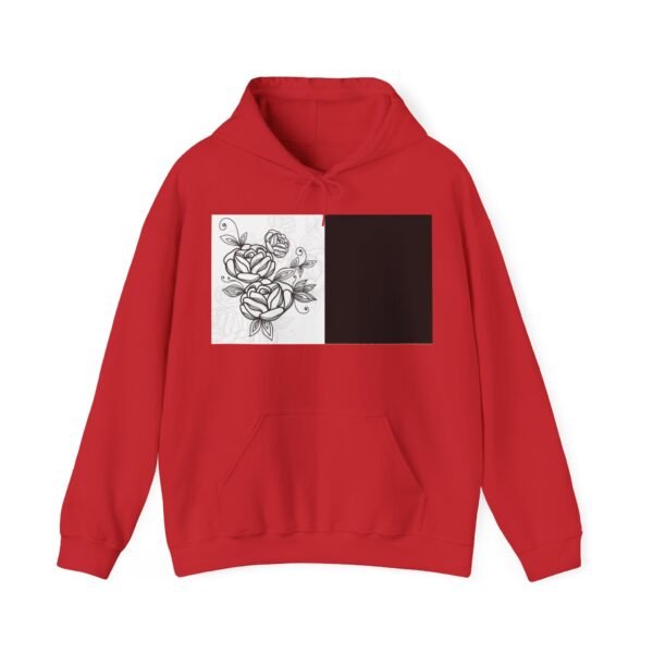 Skull Roses Tattoo Flowers Hoodie, Gothic Sweatshirt, Edgy Pullover, Dark Floral - Image 65