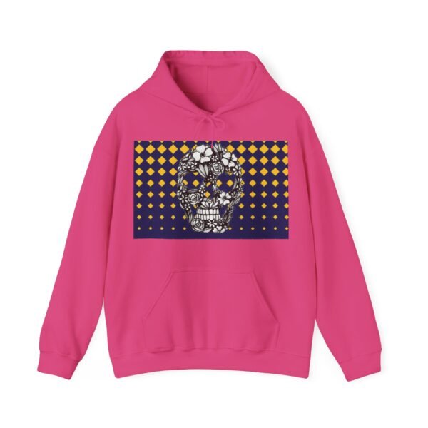 Skull Roses Tattoo Flowers Hoodie, Gothic Sweatshirt, Edgy Pullover, Dark Floral - Image 61