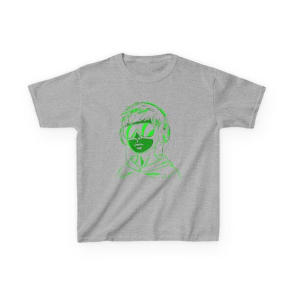 Music Gaming Gamer  T-Shirt - Heavy Cotton Tee for Playful Youth - Image 5