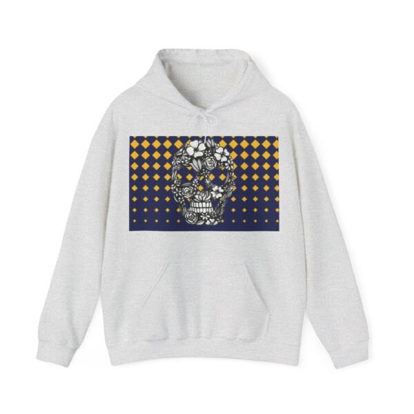 Skull Roses Tattoo Flowers Hoodie, Gothic Sweatshirt, Edgy Pullover, Dark Floral - Image 5