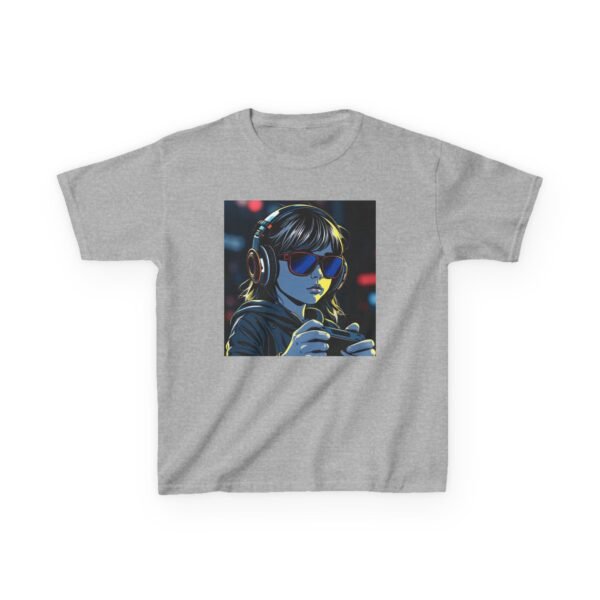 Music Gaming Gamer  T-Shirt - Heavy Cotton Tee for Playful Youth - Image 5