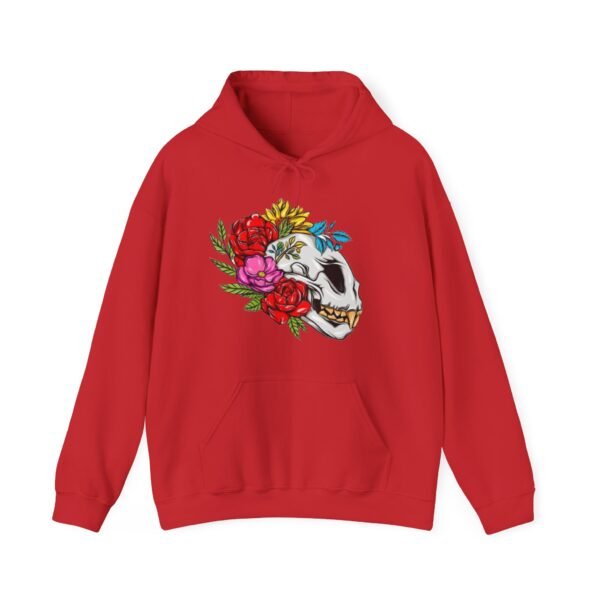 Skull Roses Tattoo Flowers Hoodie, Gothic Sweatshirt, Edgy Pullover, Dark Floral - Image 65