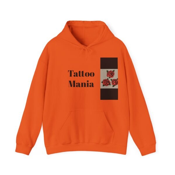 Skull Roses Tattoo Flowers Hoodie, Gothic Sweatshirt, Edgy Pullover, Dark Floral - Image 25