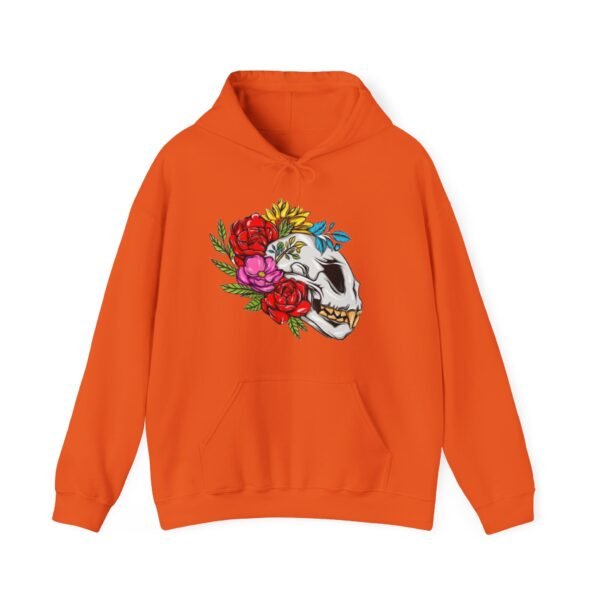Skull Roses Tattoo Flowers Hoodie, Gothic Sweatshirt, Edgy Pullover, Dark Floral - Image 25