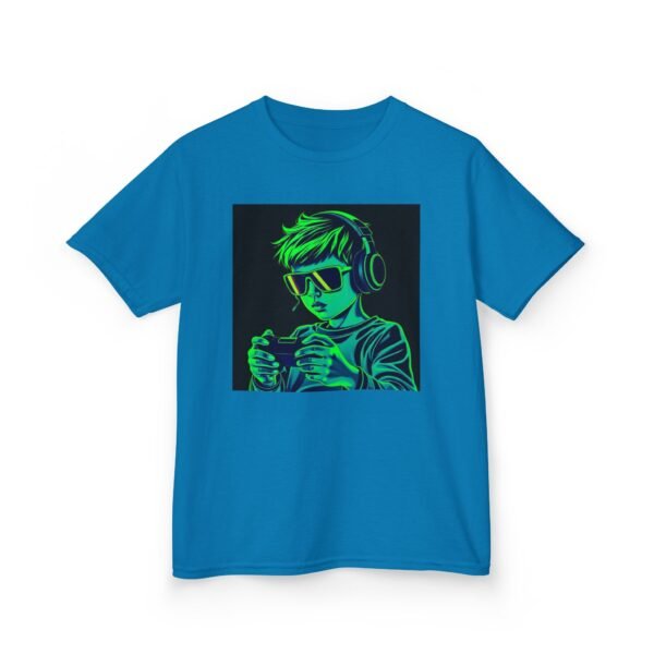 Music Gaming Gamer  T-Shirt - Heavy Cotton Tee for Playful Youth - Image 55