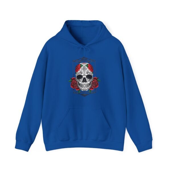 Skull Roses Tattoo Flowers Hoodie, Gothic Sweatshirt, Edgy Pullover, Dark Floral - Image 49
