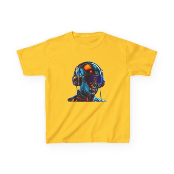 Sci fi Music Gaming Gamer  T-Shirt - Heavy Cotton Tee for Playful Youth - Image 13
