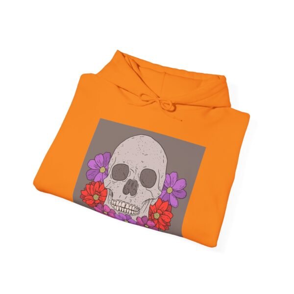 Skull Roses Tattoo Flowers Hoodie, Gothic Sweatshirt, Edgy Pullover, Dark Floral - Image 32