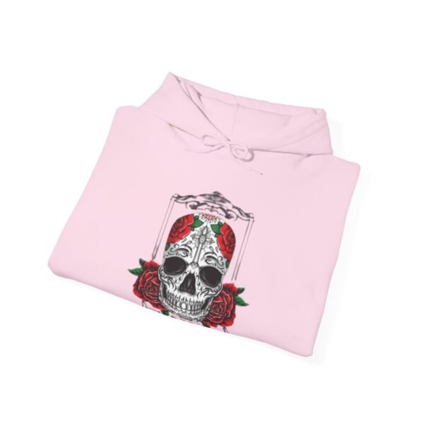 Skull Roses Tattoo Flowers Hoodie, Gothic Sweatshirt, Edgy Pullover, Dark Floral - Image 60
