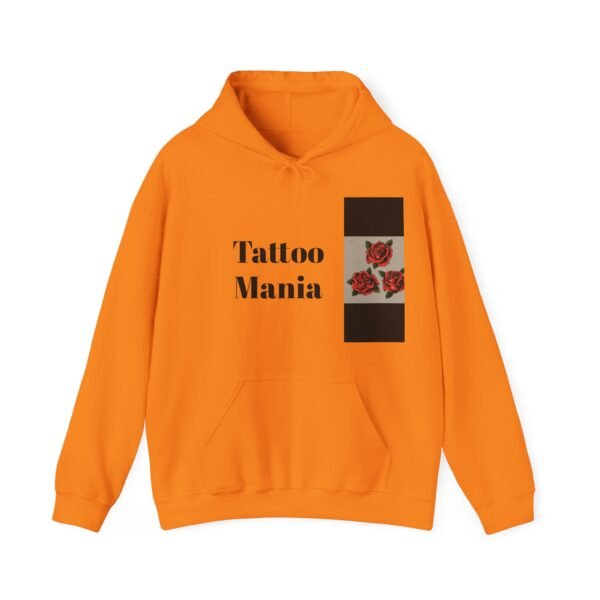 Skull Roses Tattoo Flowers Hoodie, Gothic Sweatshirt, Edgy Pullover, Dark Floral - Image 29