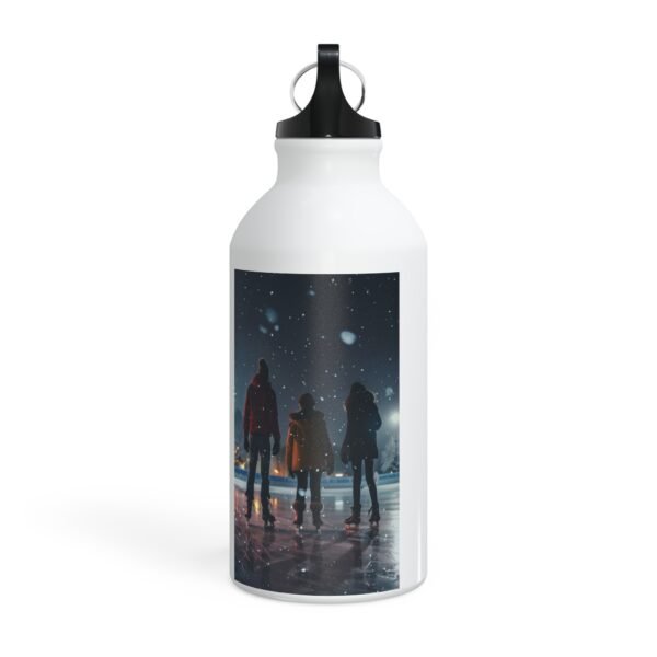 Sport Bottle - Ice Skating Winter Wonderland Xmas Design - Image 4