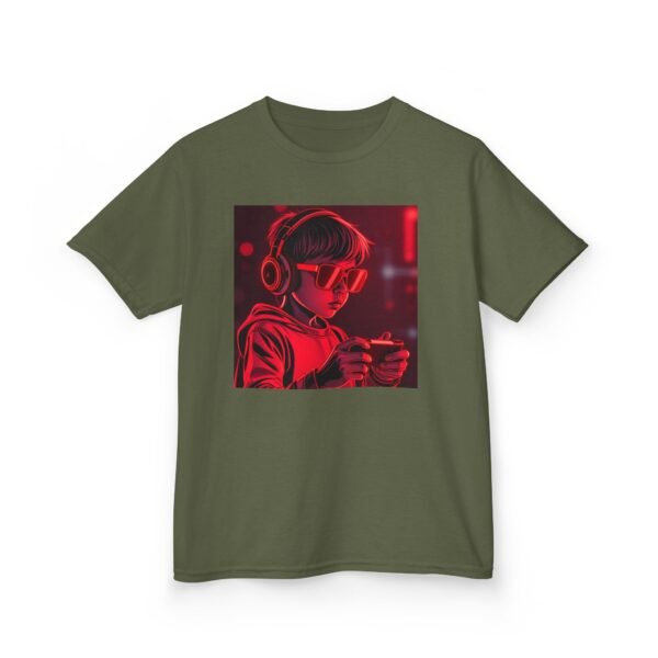 Music Gaming Gamer  T-Shirt - Heavy Cotton Tee for Playful Youth - Image 19