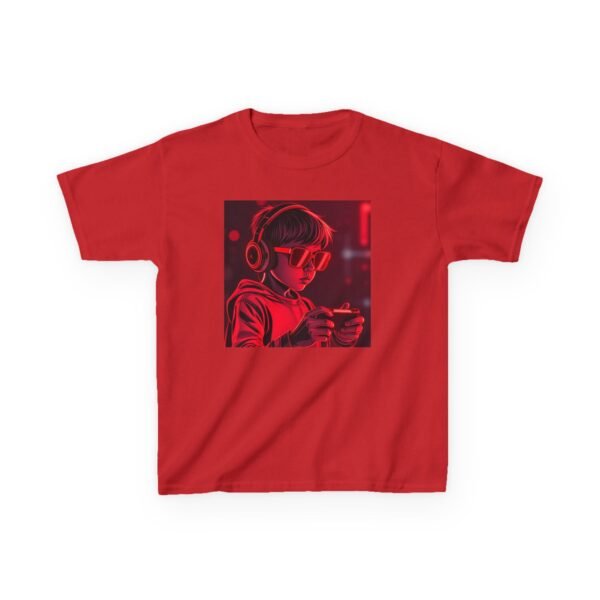 Music Gaming Gamer  T-Shirt - Heavy Cotton Tee for Playful Youth - Image 73
