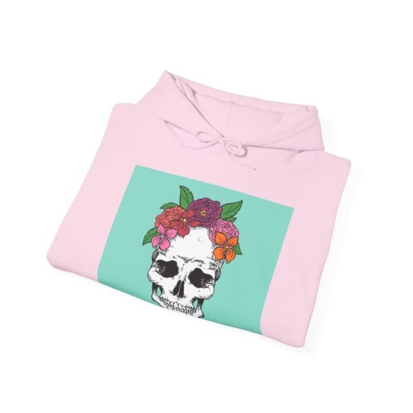Skull Roses Tattoo Flowers Hoodie, Gothic Sweatshirt, Edgy Pullover, Dark Floral - Image 60
