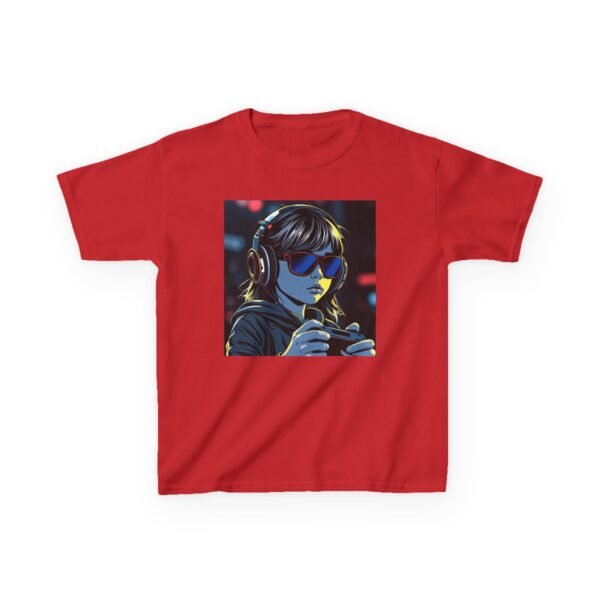 Music Gaming Gamer  T-Shirt - Heavy Cotton Tee for Playful Youth - Image 73