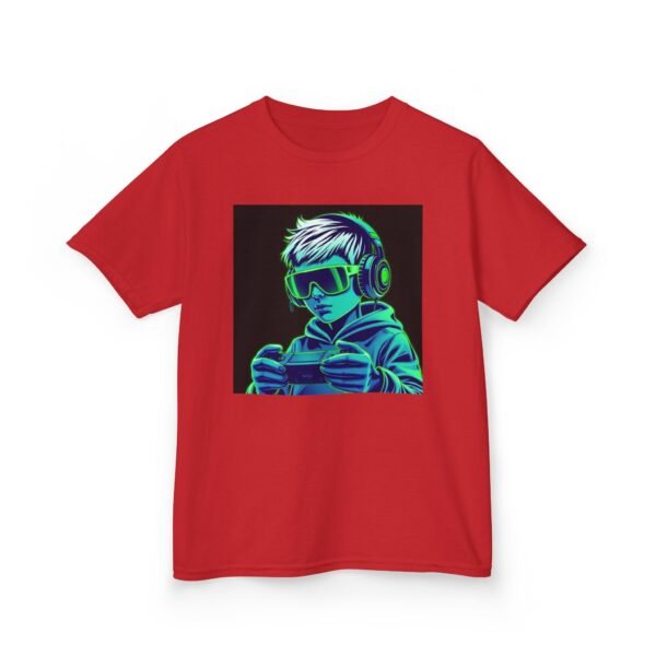 Music Gaming Gamer  T-Shirt - Heavy Cotton Tee for Playful Youth - Image 75