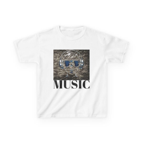 Music Gaming Gamer  T-Shirt - Heavy Cotton Tee for Playful Youth