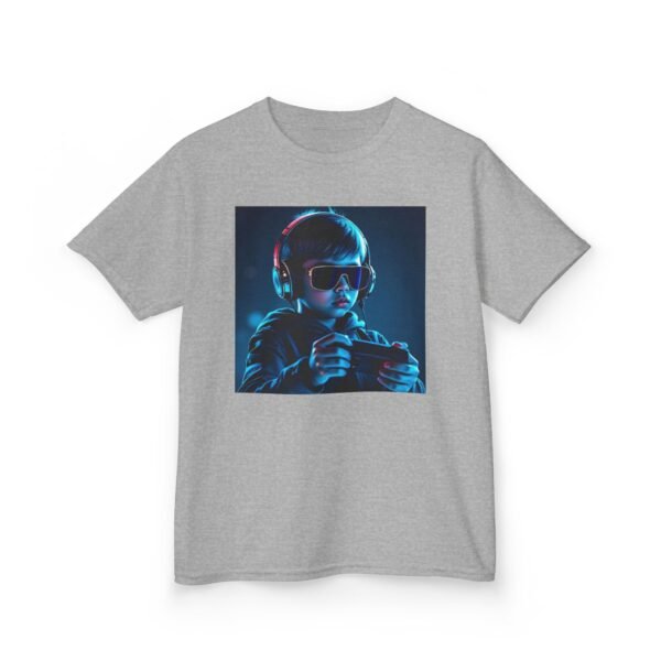 Music Gaming Gamer  T-Shirt - Heavy Cotton Tee for Playful Youth - Image 7