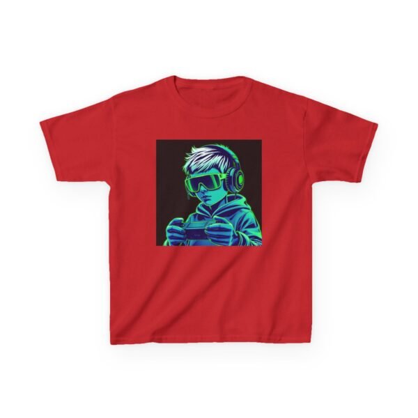 Music Gaming Gamer  T-Shirt - Heavy Cotton Tee for Playful Youth - Image 73