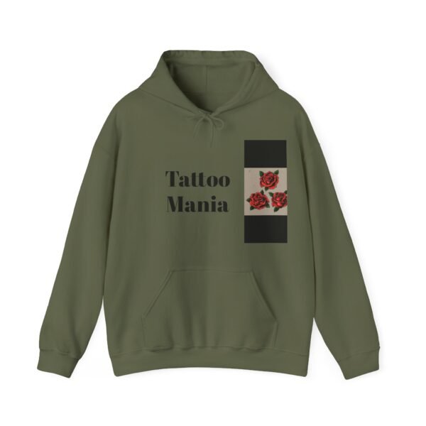 Skull Roses Tattoo Flowers Hoodie, Gothic Sweatshirt, Edgy Pullover, Dark Floral - Image 37
