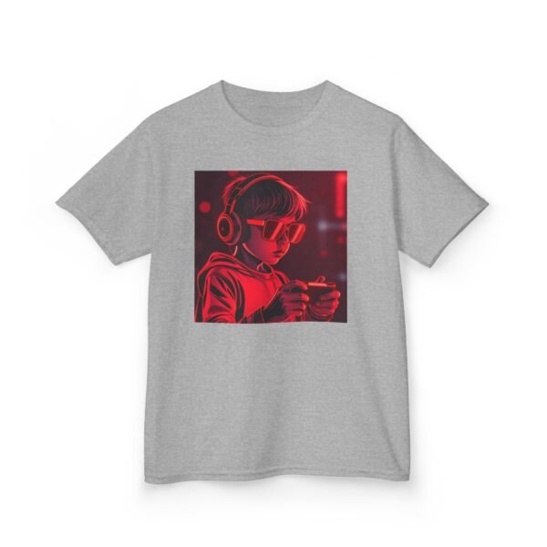 Music Gaming Gamer  T-Shirt - Heavy Cotton Tee for Playful Youth - Image 7