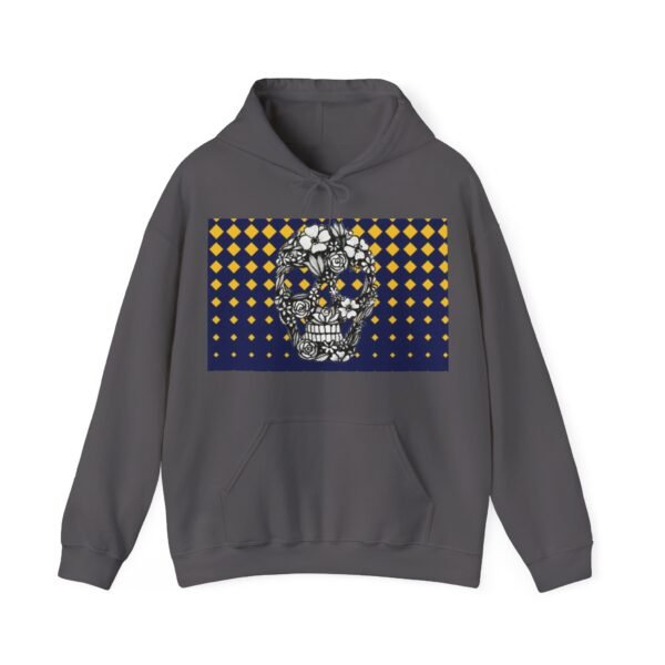 Skull Roses Tattoo Flowers Hoodie, Gothic Sweatshirt, Edgy Pullover, Dark Floral - Image 45