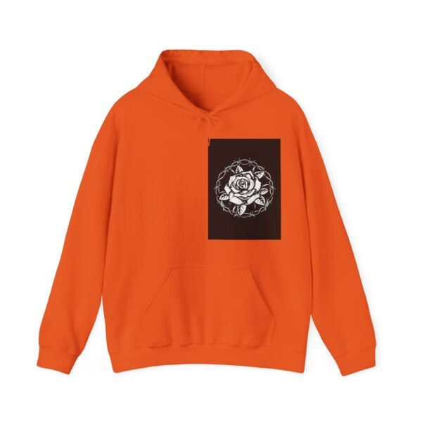 Skull Roses Tattoo Flowers Hoodie, Gothic Sweatshirt, Edgy Pullover, Dark Floral - Image 25