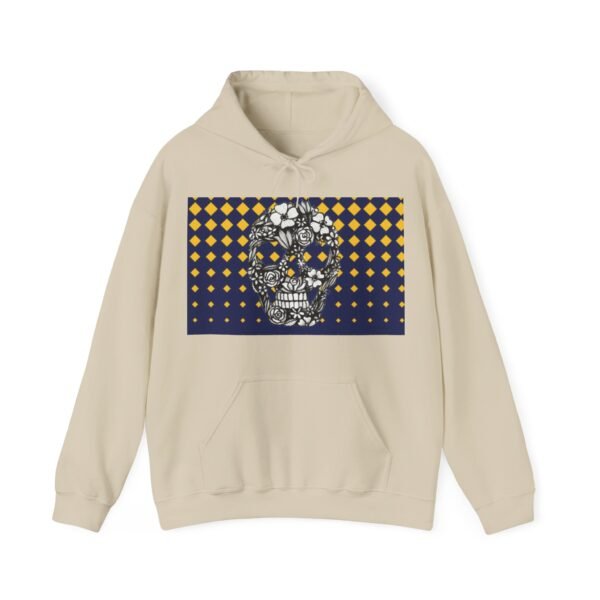 Skull Roses Tattoo Flowers Hoodie, Gothic Sweatshirt, Edgy Pullover, Dark Floral - Image 13