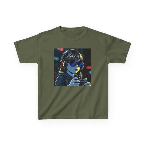 Music Gaming Gamer  T-Shirt - Heavy Cotton Tee for Playful Youth - Image 17